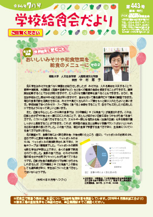 給食会だより7月号